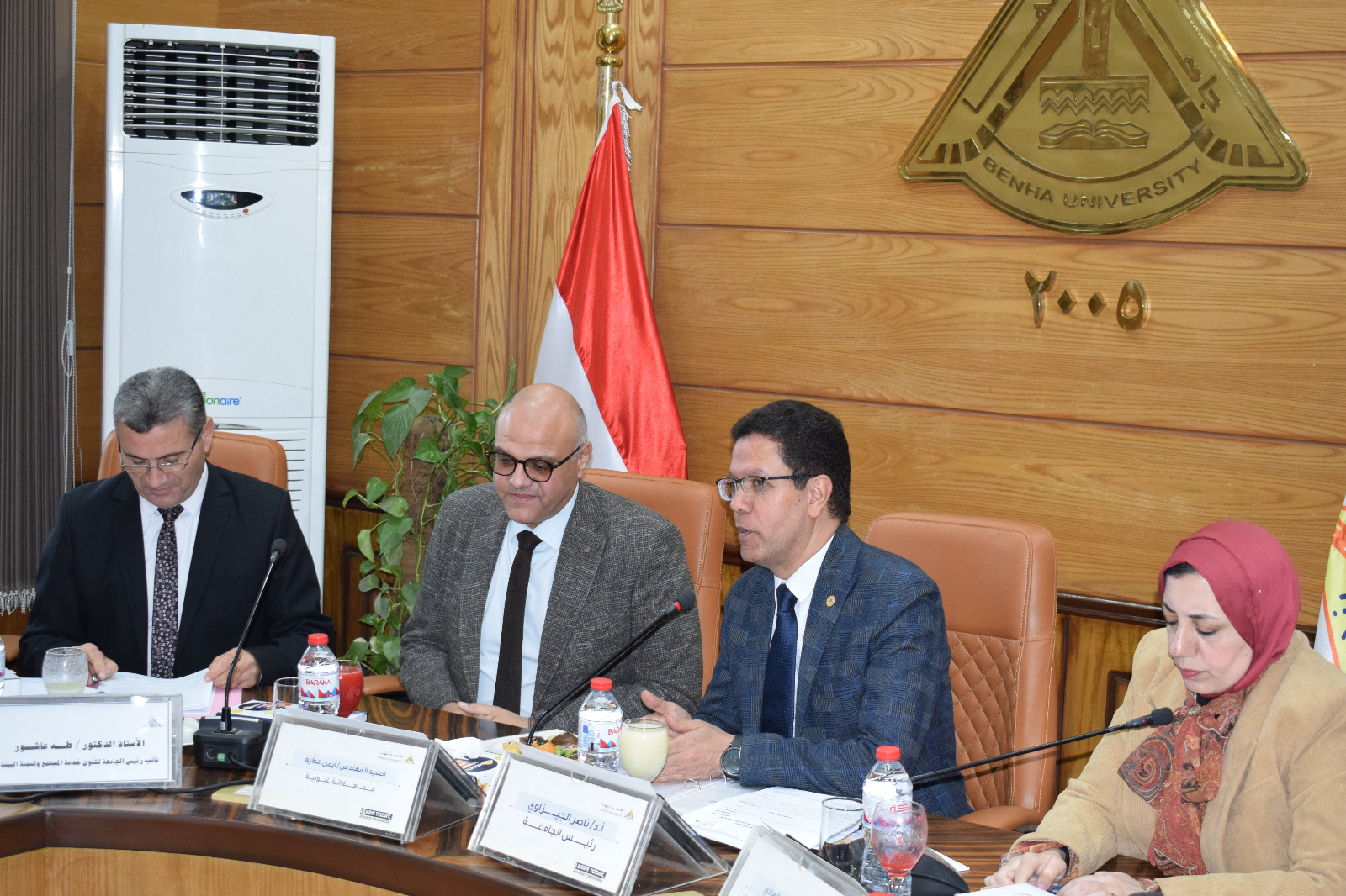 بحضور المحافظ.. رئيس جامعة بنها يستعرض تقرير إنجازات العام الأكاديمي 2025
