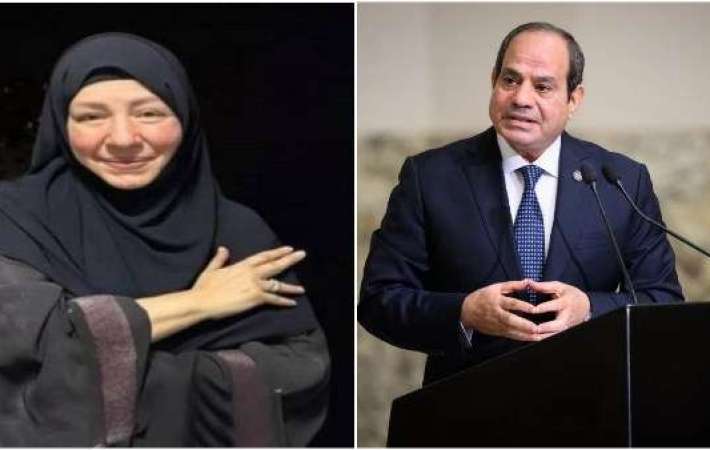 عبلة كامل توجه الشكر للرئيس..وتكشف حقيقة حالتها الصحية 