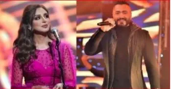 أنغام وتامر حسني نجوم رأس السنة على شاشة MBC مصر الليلة