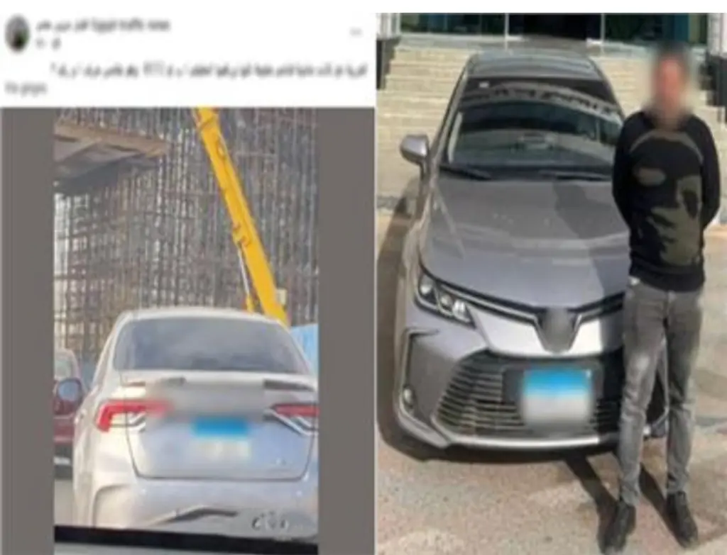 بالتنسيق مع مباحث أكتوبر.. ضبط شخص تلاعب باللوحات المعدنية لـ سيارته