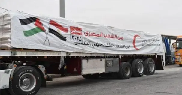 من قلب القاهرة.. زاد العزة 108 تدخل غزة 