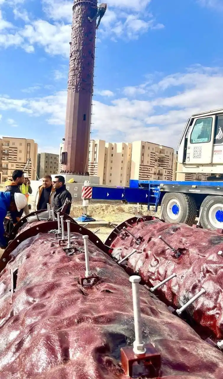 برج تقوية جديد يعزز خدمات المحمول بمنطقة 2350 فدان بحدائق العاصمة