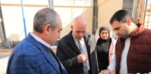 رئيس جامعة كفر الشيخ يتفقد أعمال تطوير البنية التحتية بالمدينة الطبية