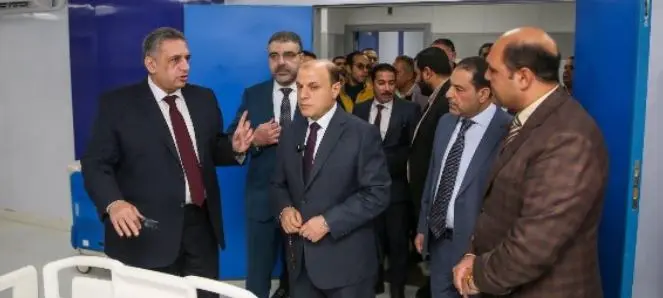 عبد المعطي يفتتح تطوير العناية المركزة وقسم الحروق والتجميل بمستشفى دسوق العام