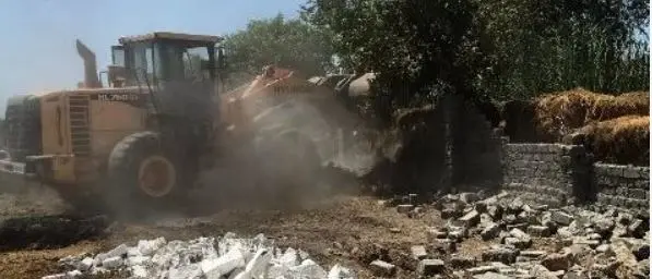 إزالة 20 حالة تعدي على الأراضي الزراعية وأملاك الدولة  بـ الشرقية