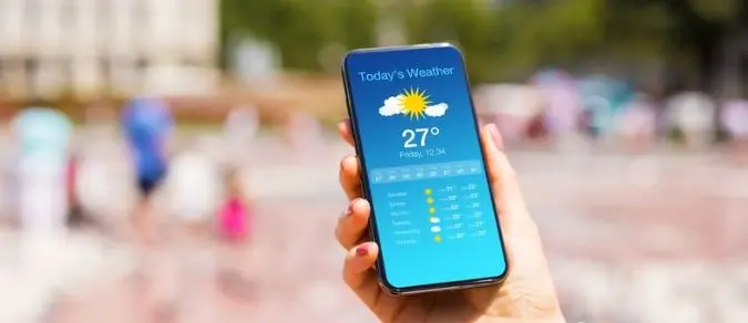 انتبه.. تطبيق الطقس على هاتفك قد يكون غير صحيح