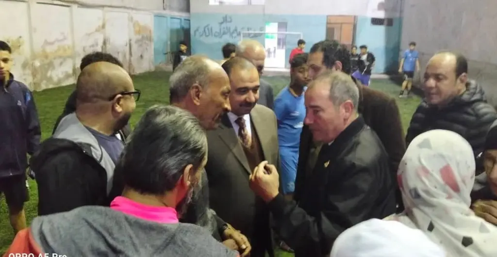 نصار وأمين يتفقدان مركز شباب دمنهور بشبرا الخيمة لبحث خطط التطوير وتلبية مطالب المواطنين