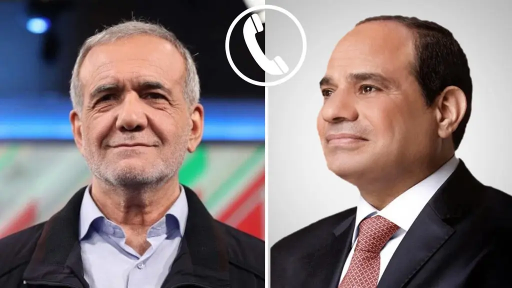 الرئيس السيسي يبحث هاتفيا مع رئيس إيران تطورات الأزمة الأمريكية الإيرانية