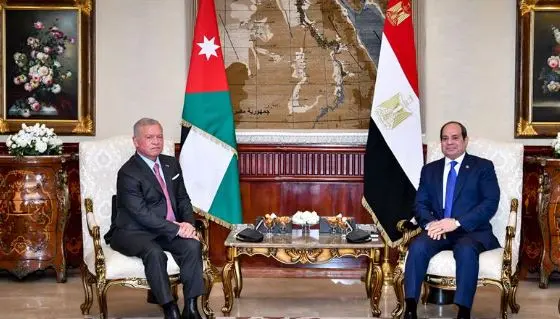 الرئيس السيسي يستقبل الملك عبد الله الثاني في القاهرة لبحث تعزيز التعاون المشترك