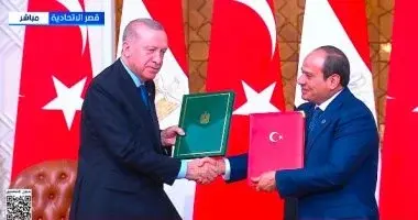 توقيع مشترك في القاهرة.. مصر وتركيا تفتحان صفحة جديدة من الشراكة الاستراتيجية