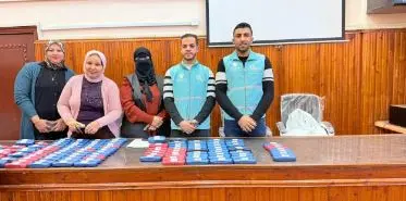 مجانا.. صناع الخير توزع نظارات طبية على المستحقين ببورسعيد