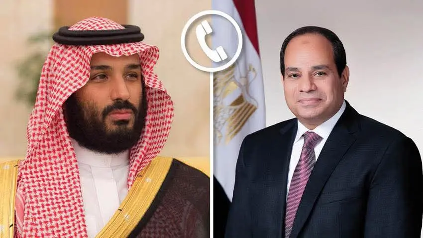 الرئيس السيسي لولي العهد السعودي: أمن المملكة جزء لا يتجزأ من الأمن القومي المصري