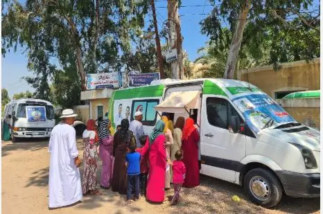 أسيوط تنظم 8 قوافل طبية مجانية بقرى أسيوط وأبنوب خلال مارس