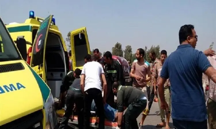 بينهم تلاميذ.. 11 مصابا في تصادم سيارة سوزوكي مع نقل بالشرقية