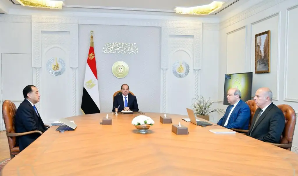 ​الرئيس السيسي يوجه بتطوير مصر للطيران وتفعيل منظومة الجوازات الإلكترونية بالمطارات