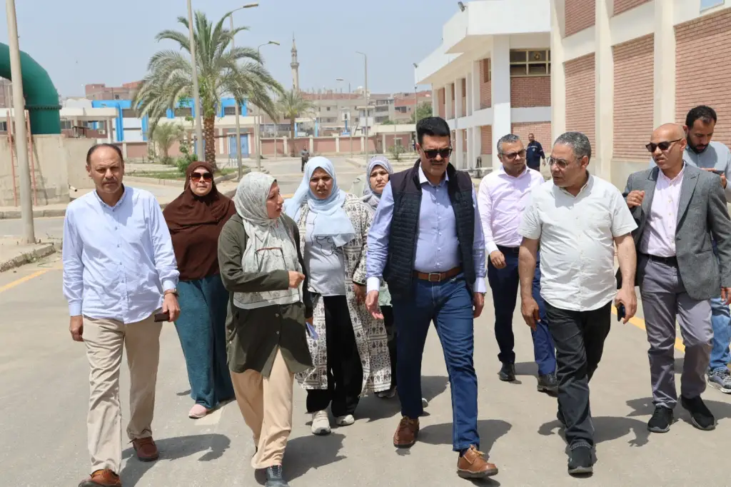 جولة مفاجئة لرئيس مياه القليوبية بمحطة عرب جهينة لمتابعة كفاءة التشغيل