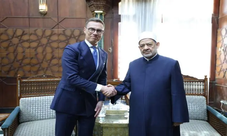 خلال لقائه الرئيس الفنلندي.. الإمام الأكبر: العالم يواجه فوضى أخلاقية