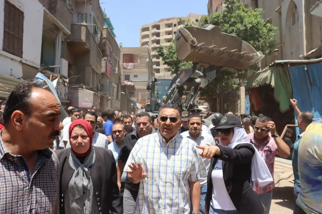إزالة سوق بهتيم العشوائي بالكامل.. القليوبية تبدأ تطوير المنطقة وتعيد فتح الشارع أمام المواطنين